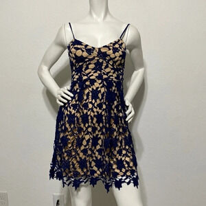 Dina be Blue Lace Dress